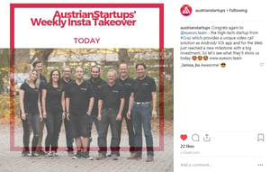 insta take over austrian startups