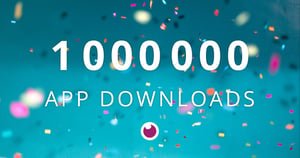 one million app downloads