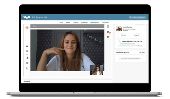 Video call management system for meetmaps events