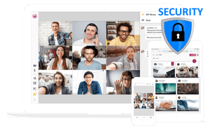 Security for Video Conferencing via the eyeson API