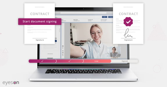 eSignatures increasing with eyeson video collaboration