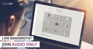 Audio only mode in Eyeson